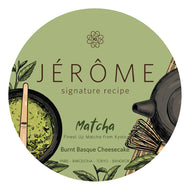 JÉRÔME バスクチーズケーキ 抹茶 Basque Cheesecake Matcha【配送】